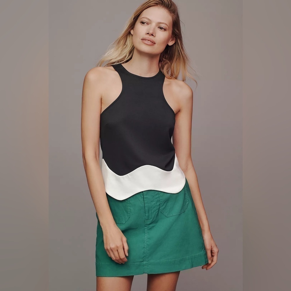 NWT Sunday in Brooklyn Colorblock Tank SZ L